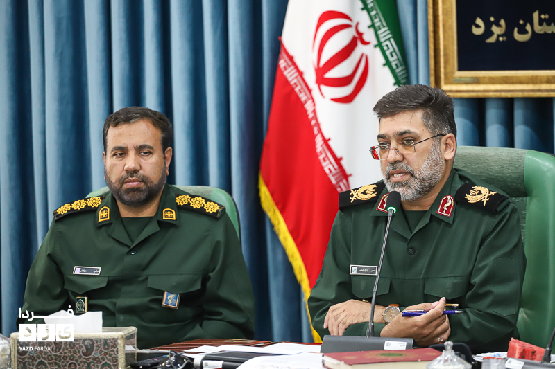 نشست خبری فرمانده سپاه الغدیر استان یزد