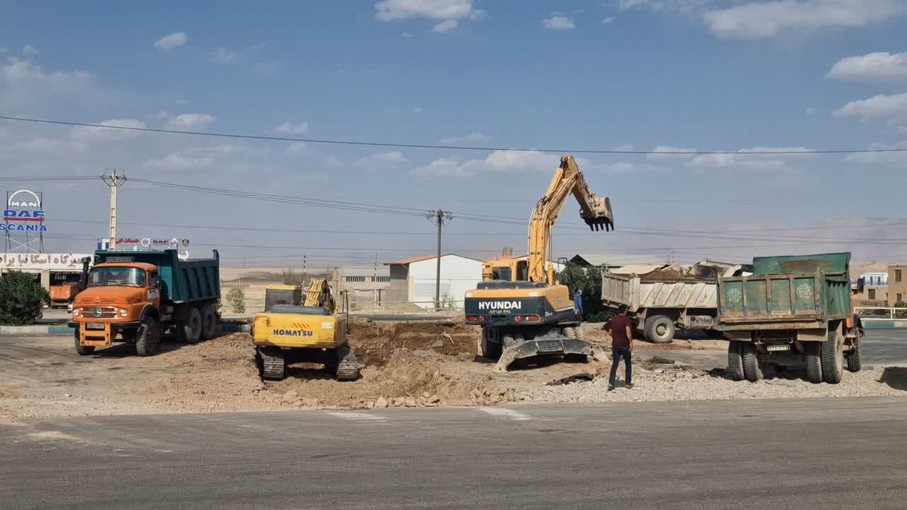 آغاز عملیات اجرایی زیرگذر ورودی اله‌آباد زارچ