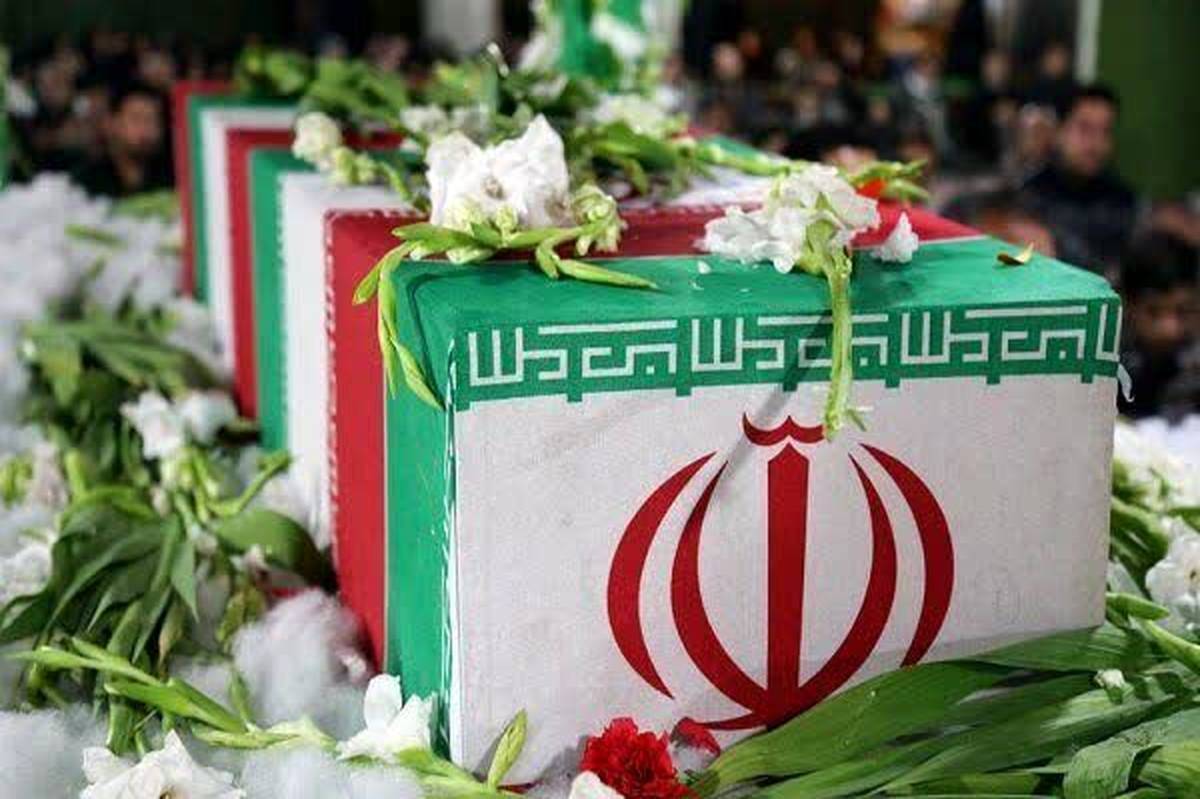 وداع حماسی یزدی‌ها با پیکر‌های پاک شهدای گمنام