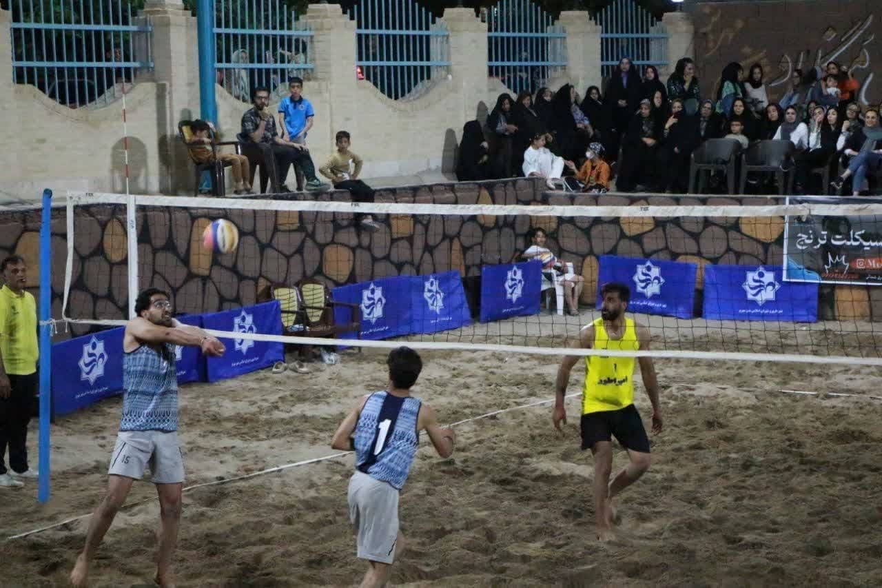 پایان مسابقات والیبال ساحلی استان یزد