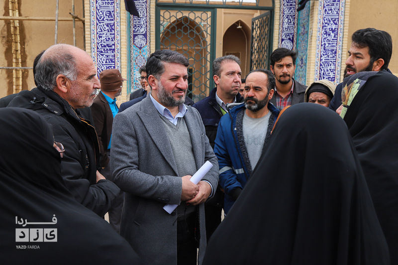 حضور استاندار یزد در روستاهای بخش مرکزی شهرستان یزد