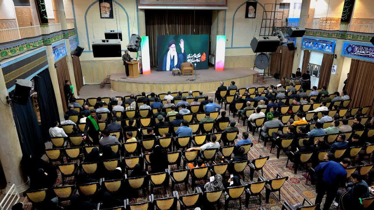 برگزاری مراسم اربعین شهدای جنگ رمضان با حضور موکب داران و استقبال پر شور مردم