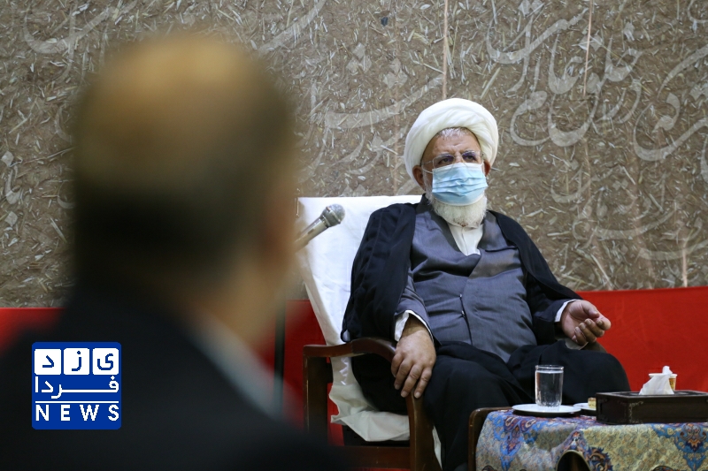 دیدار جمعی از خبرنگاران  با آیت الله ناصری نماینده ولی فقیه و امام‌ جمعه یزد