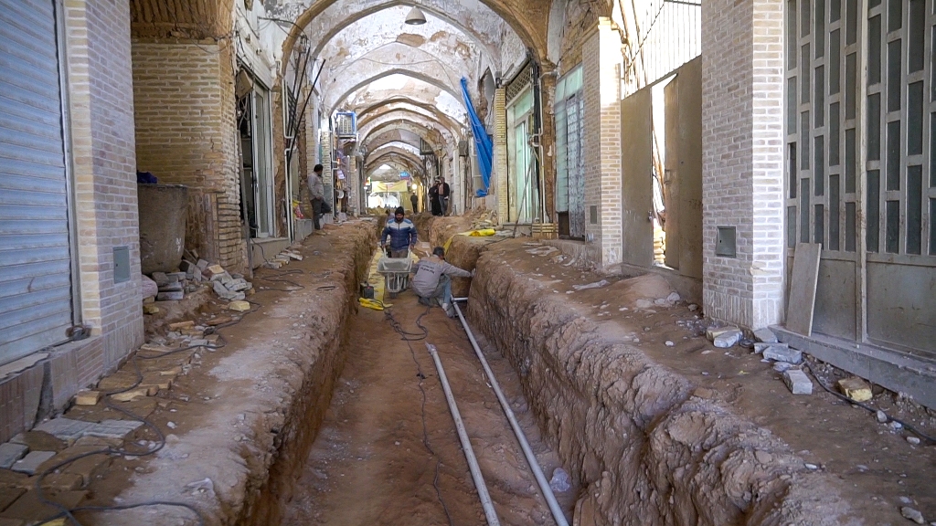 بازار تاریخی حضرت عباسی ساماندهی می‌شود