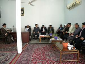  هماهنگی جهت برگزاری یادمان شهدای گمنام دانشگاه آزاد اسلامی بافق