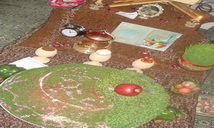 گزارش تصویری :برگزاری جشنواره سفره هفت سین در آموزشگاه نمونه خاتمی مهریز