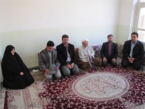 دیدار پرسنل اداره منابع طبیعی و آبخیزداری مهریز با امام جمعه و فرماندار مهریز.