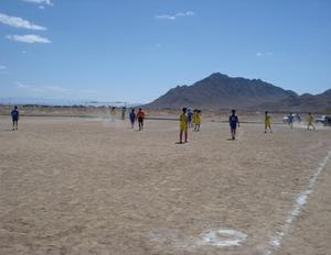 رقابتهاي فوتبال جام نوروز 91 دهستان سبزدشت بافق با قهرمانی تیم فروغ کوثر
