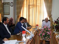 دیدار فرماندار یزد با مدیر عامل و اعضای هیأت مدیره شرکت تعاونی دهیاریهای بخش مرکزی یزد+تصاویر