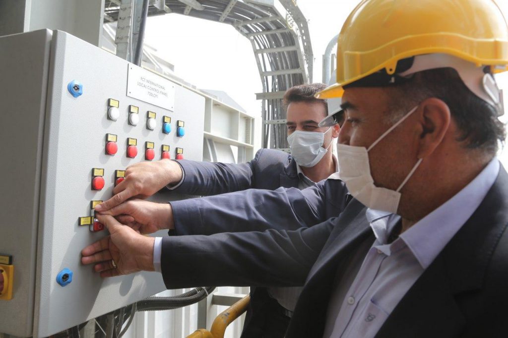 قلب مجموعه سنگ آهن مرکزی ایران – بافق با قدرت تمام به تپش در آمد / پروژه گندله سازی سه چاهون با موفقیت استارت خورد 