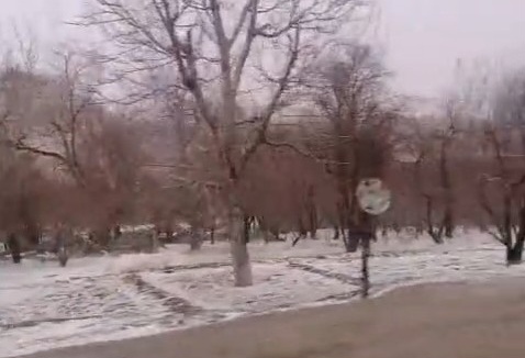 ببینید| تگرگ مسیر سانیج تا بردستان